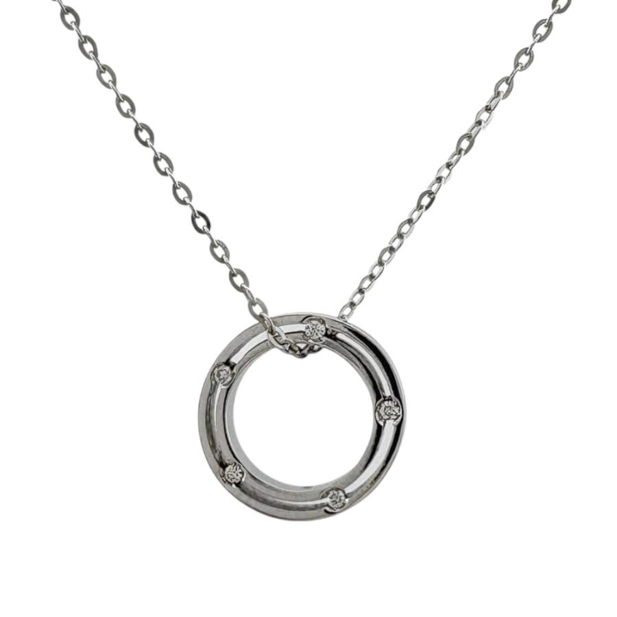 値下げ ダミアーニ ネックレス DAMIANI D. Side DAMIANI（ダミアーニ） Dサイド ネックレス 18金 K18ホワイトゴールド