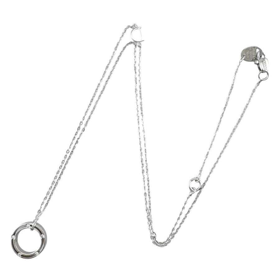 DAMIANI（ダミアーニ） Dサイド ネックレス 18金 K18ホワイトゴールド