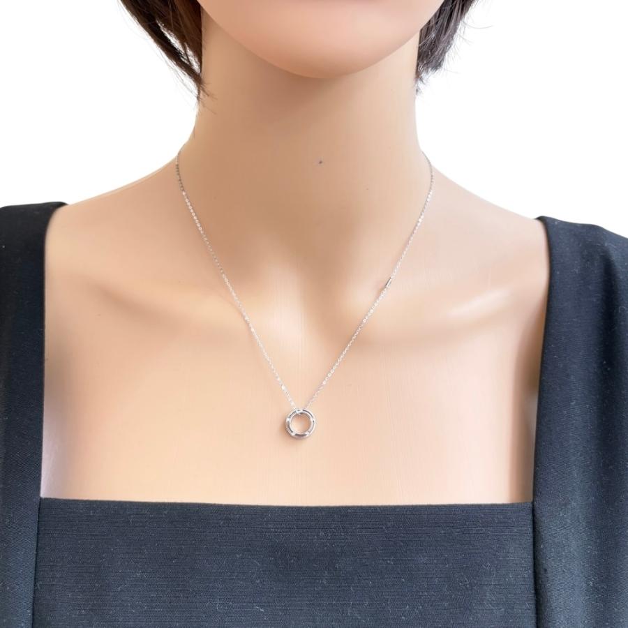 DAMIANI ダミアーニ Dサイド ネックレス 18金 K18ホワイトゴールド