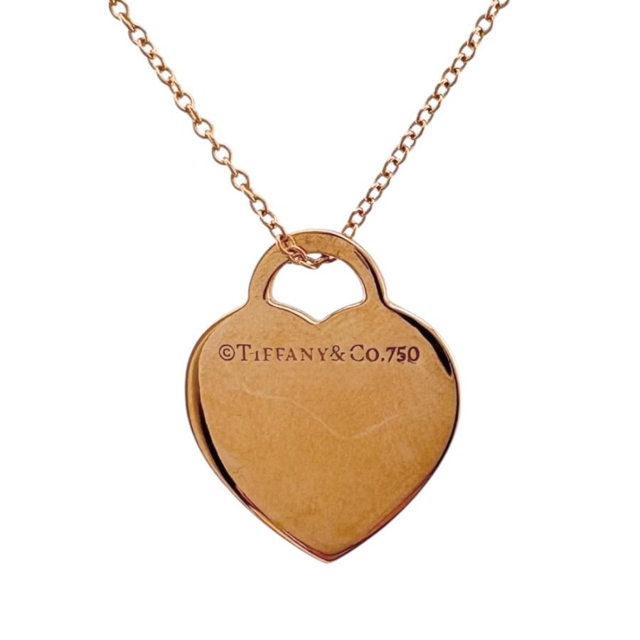 美品！Tiffany & Co. リターントゥハート鍵モチーフ ネックレス　箱付 TIFFANY&Co.（ティファニー） リターントゥハートタグ ネックレス 18金