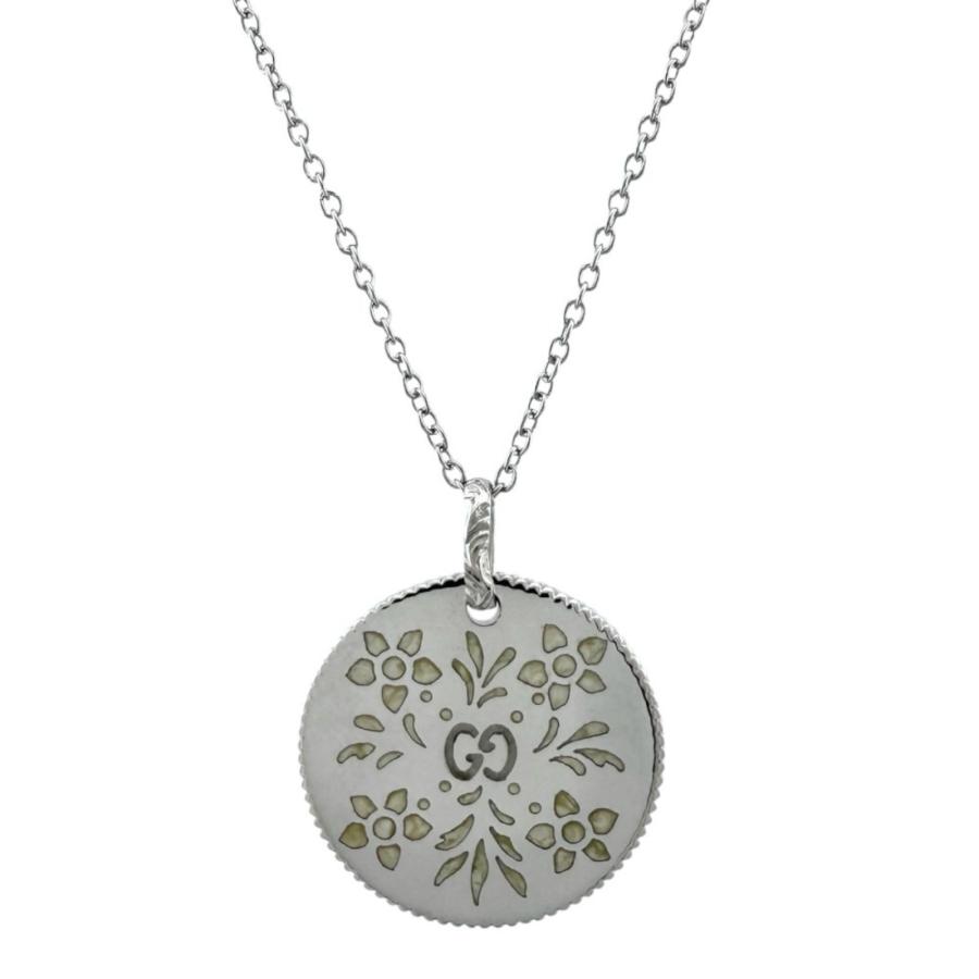 GUCCI グッチ アイコンブルーム ネックレス 18金 K18ホワイト