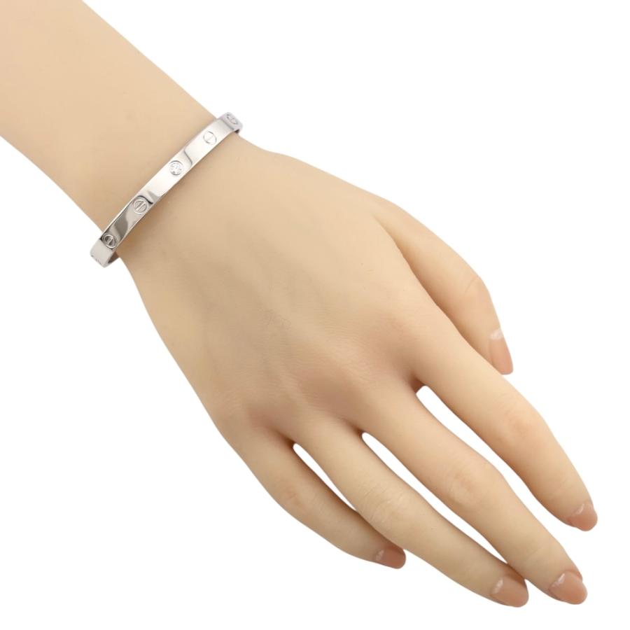 Cartier（カルティエ） ラブ オープン ブレスレット 18金 K18ホワイト