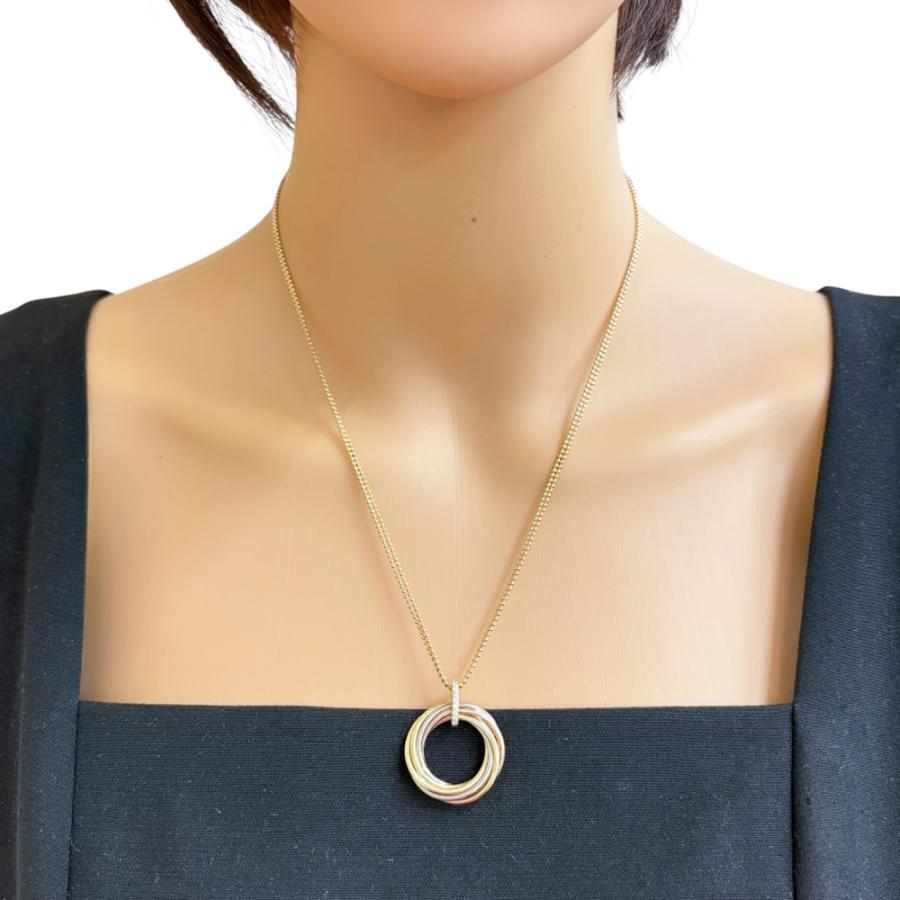 Cartier（カルティエ） トリニティ 7連 ネックレス 18金 K18ピンク