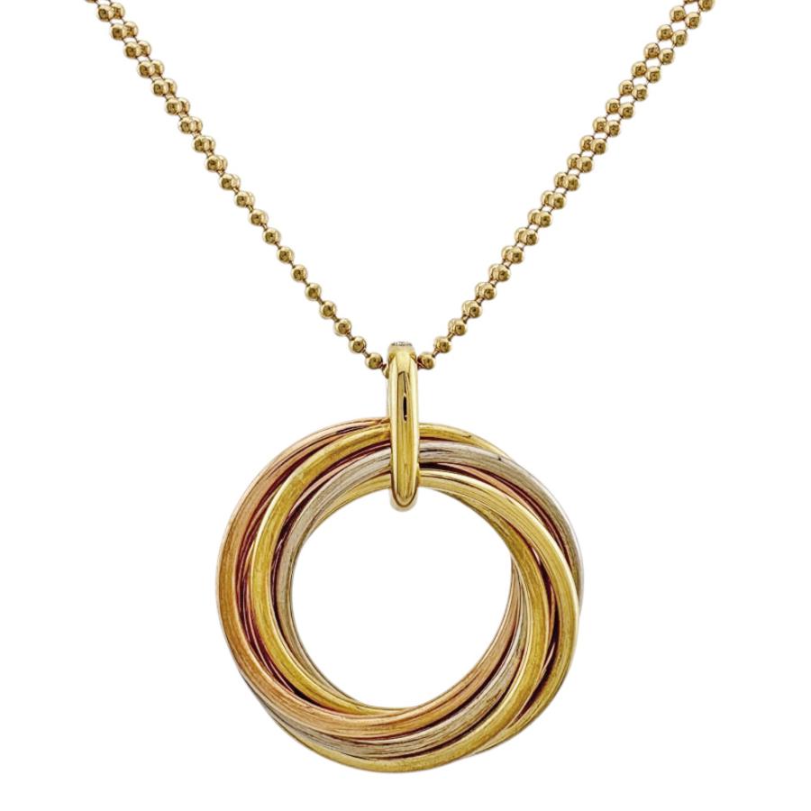 Cartier（カルティエ） トリニティ 7連 ネックレス 18金 K18ピンク