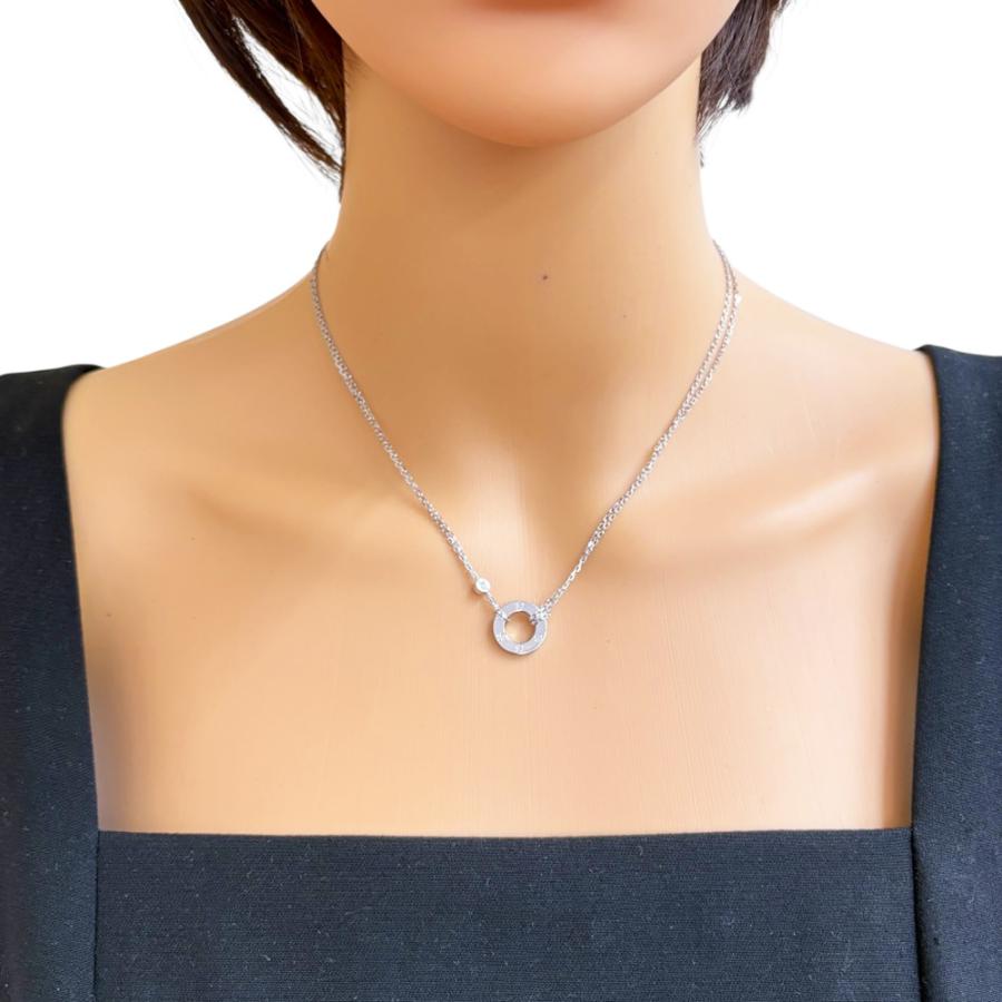 Cartier（カルティエ） ラブ ネックレス 18金 K18ホワイトゴールド 
