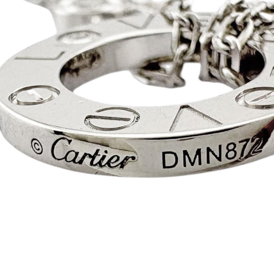 Cartier（カルティエ） ラブ ネックレス 18金 K18ホワイトゴールド