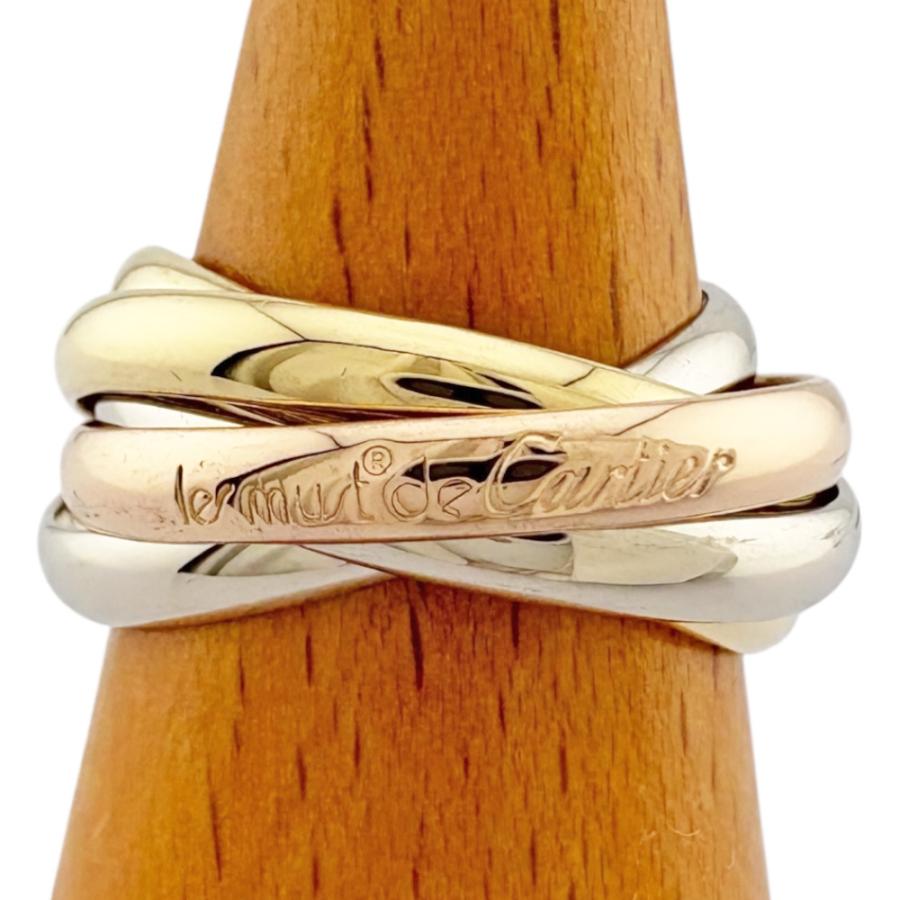 Cartier K18 トリニティリング 専用ケース付き Cartier K18 トリニティリング 専用ケース付き