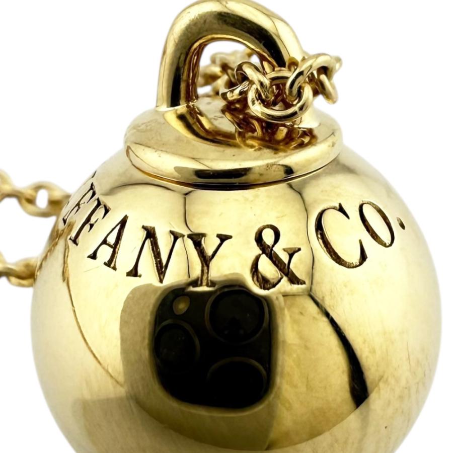 TIFFANY&Co. ティファニー ハードウェア ボール ネックレス 18金