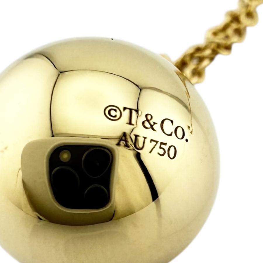 TIFFANY&Co. ティファニー ハードウェア ボール ネックレス 18金