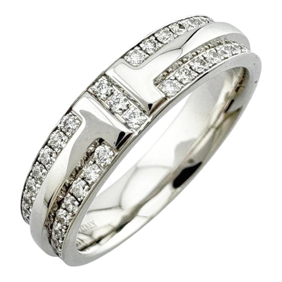 ティファニー　TIFFANY　K18YG　10.5号　ナロー リング　良品 10 TIFFANY&Co.（ティファニー） Tナロー リング 指輪 10.5号 18金 K18