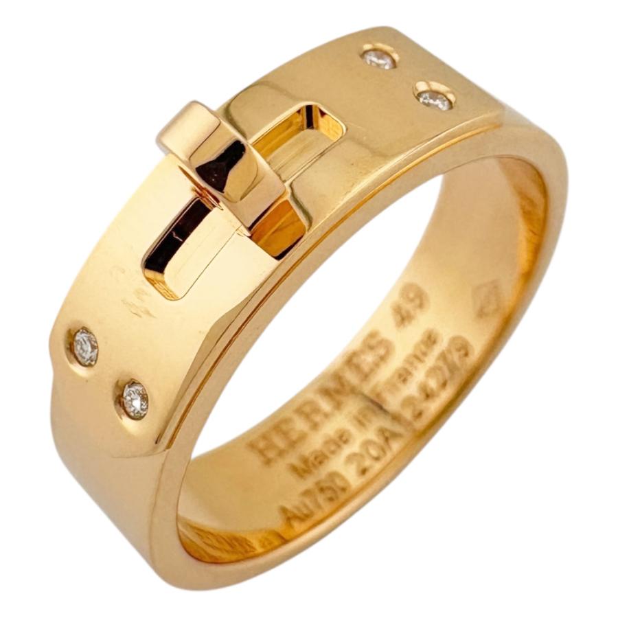 HERMES（エルメス） ケリー リング 指輪 9号 18金 K18ピンクゴールド