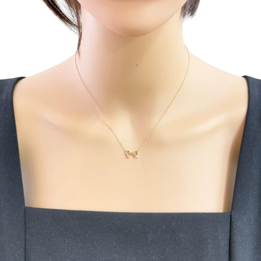 TIFFANY&Co.（ティファニー） ダブルラビングハート ネックレス 18金