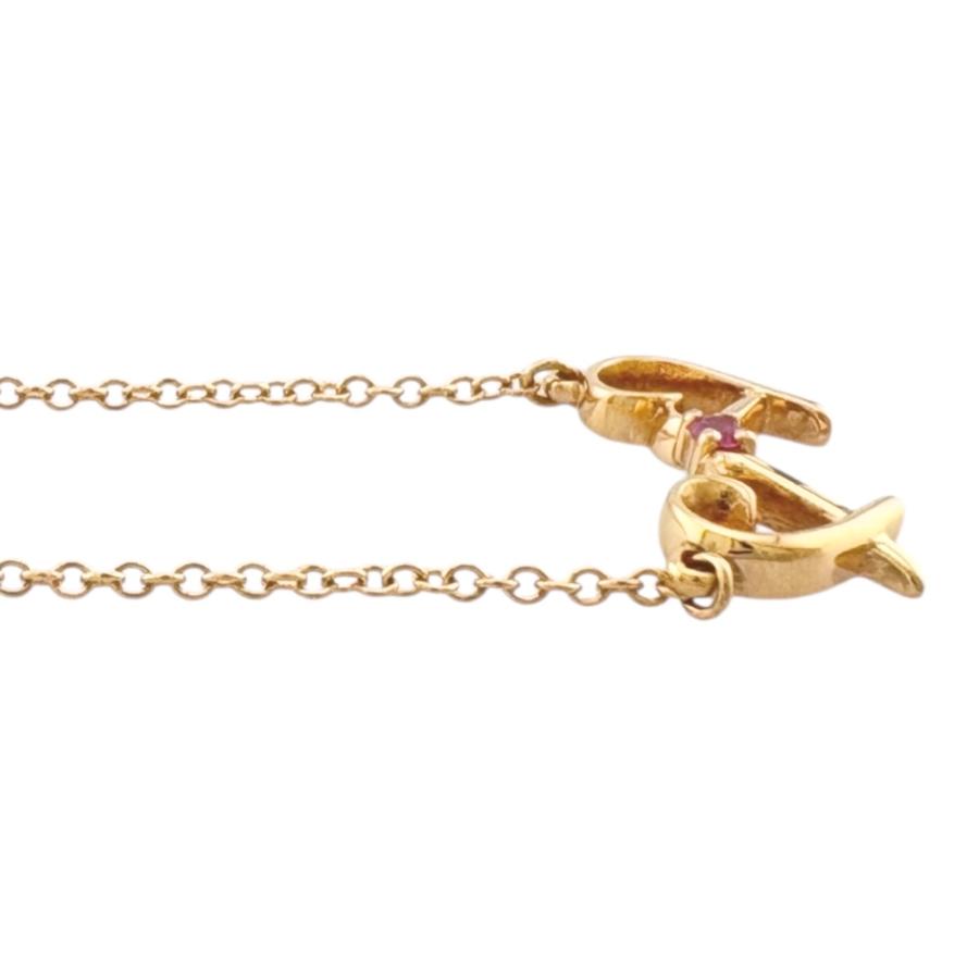 TIFFANY&Co.（ティファニー） ダブルラビングハート ネックレス 18金