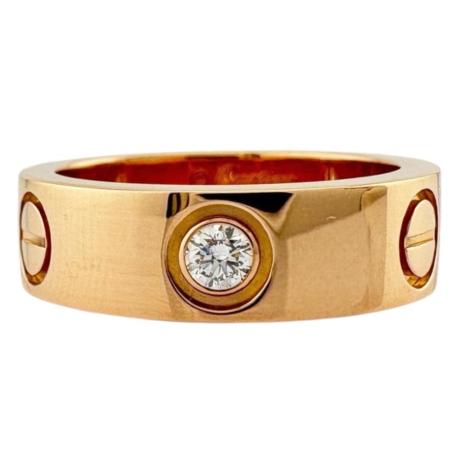 Cartier（カルティエ） ラブ リング 指輪 9号 18金 K18ピンクゴールド