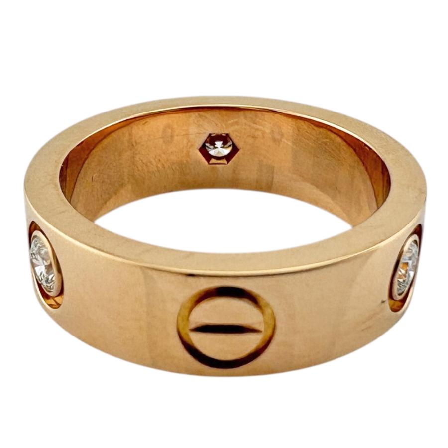 Cartier（カルティエ） ラブ リング 指輪 9号 18金 K18ピンクゴールド