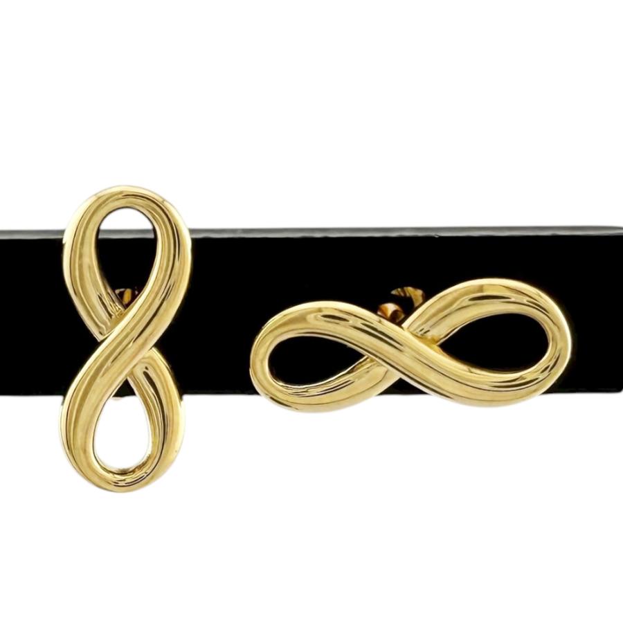 TIFFANY&Co.（ティファニー） インフィニティ ピアス 18金 K18イエロー