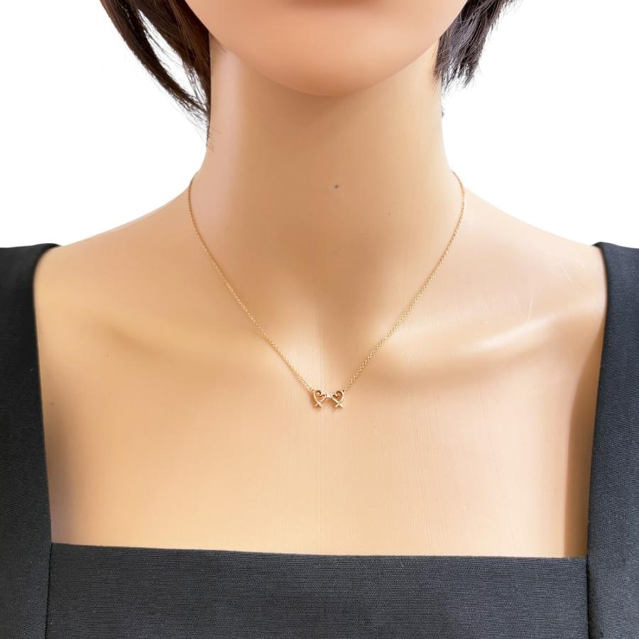 TIFFANY&Co.（ティファニー） ダブルラビングハート ネックレス 18金