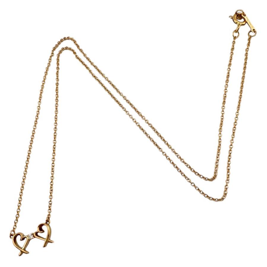 TIFFANY&Co.（ティファニー） ダブルラビングハート ネックレス 18金