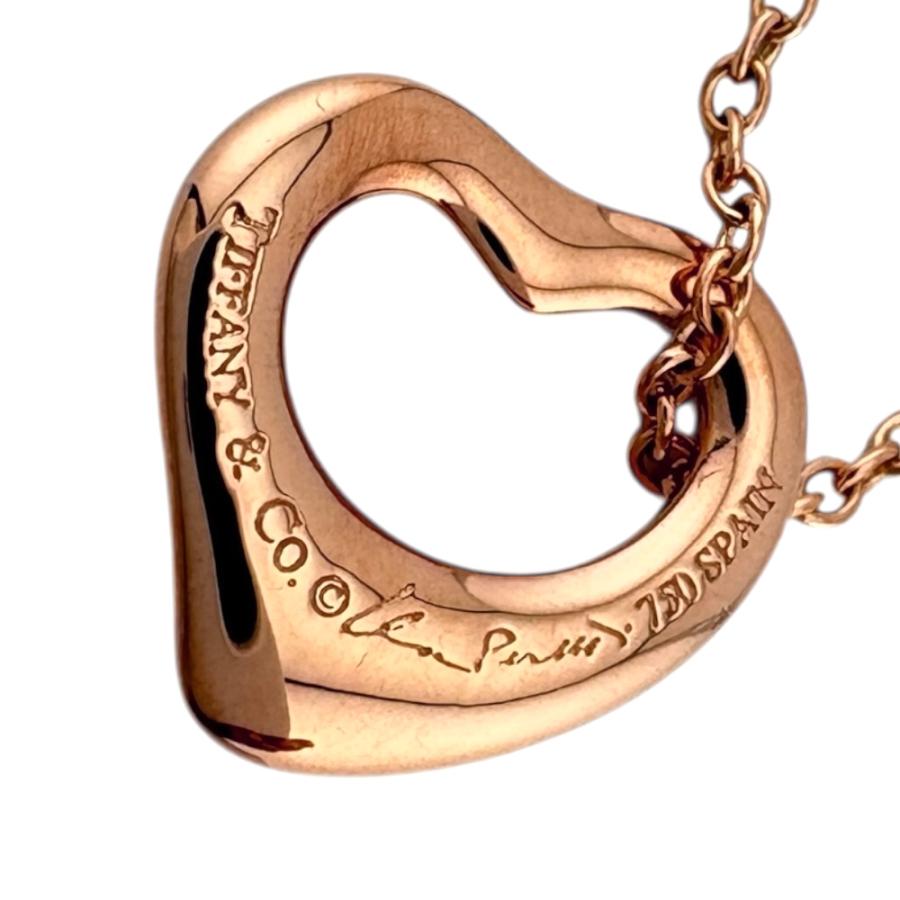 ティファニー オープンハート TIFFANY&Co.（ティファニー） オープンハート ネックレス 18金 K18