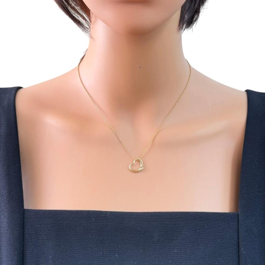 TIFFANY&Co.（ティファニー） オープンハート ネックレス 18金 K18