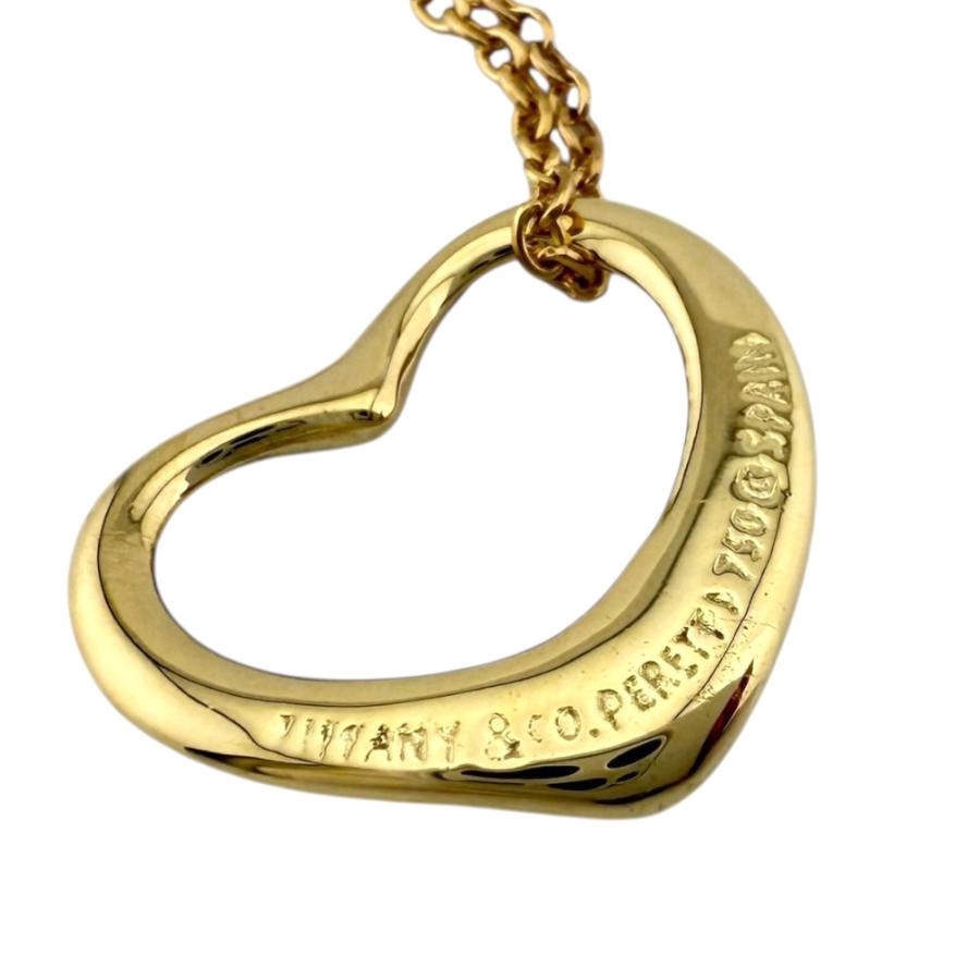 TIFFANY&Co.（ティファニー） オープンハート ネックレス 18金 K18