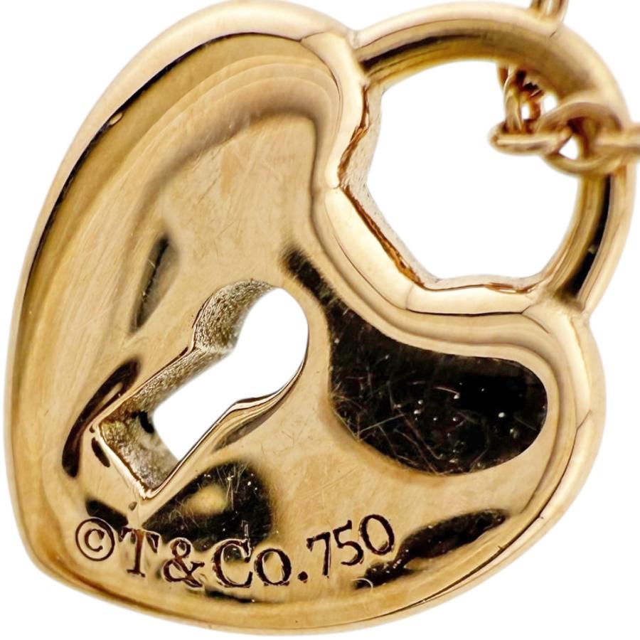 TIFFANY&Co.（ティファニー） ハートロック ネックレス 18金 K18ピンク