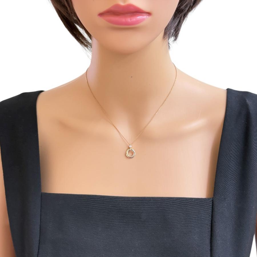 Cartier（カルティエ） トリニティ ネックレス 18金 K18ピンクゴールド