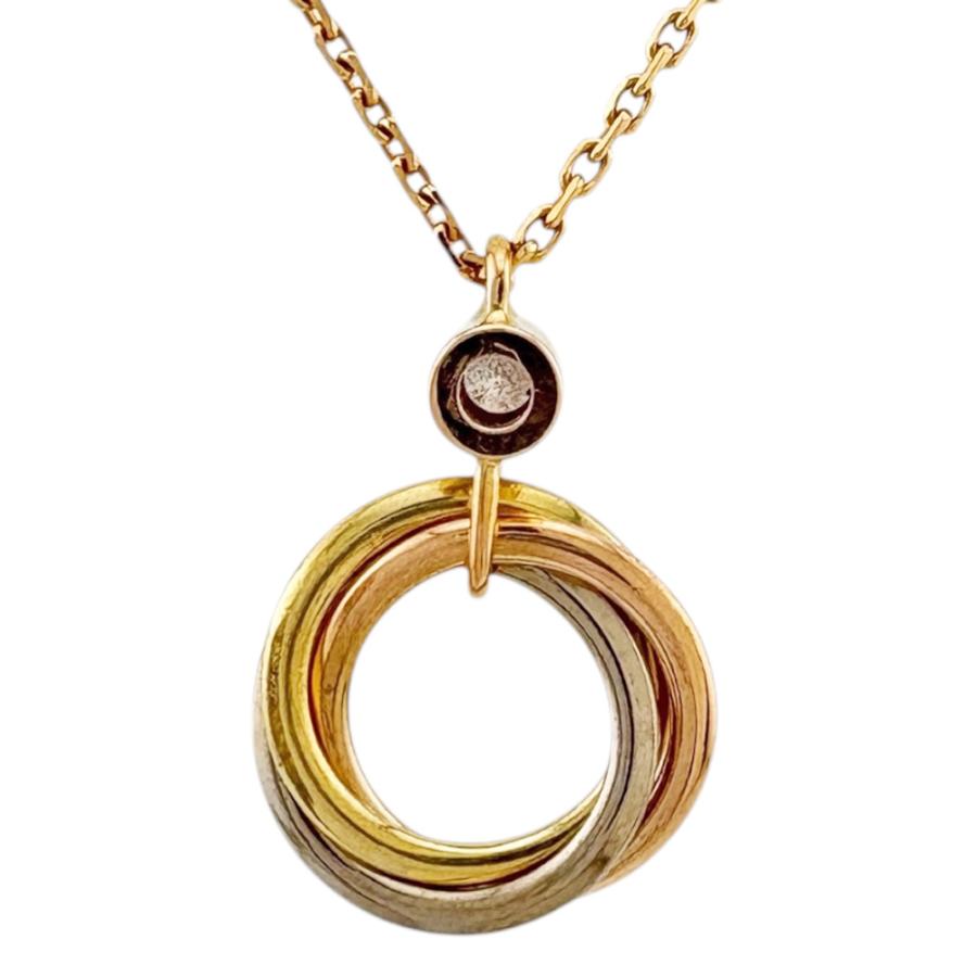 Cartier（カルティエ） トリニティ ネックレス 18金 K18ピンクゴールド