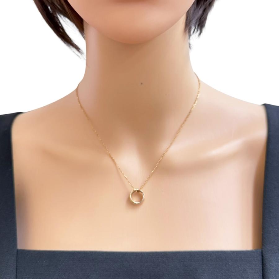 Cartier（カルティエ） トリニティ ネックレス 18金 K18ピンクゴールド