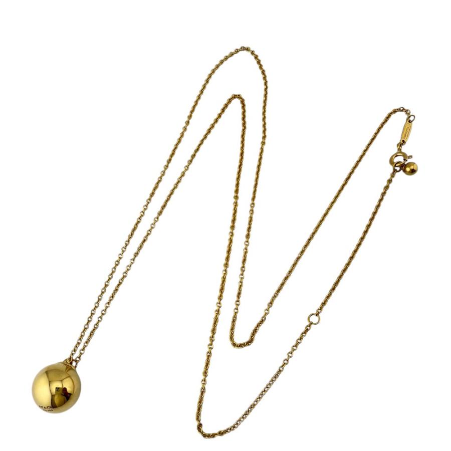 TIFFANY&Co.（ティファニー） ハードウェア ボール ネックレス 18金