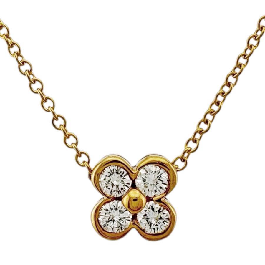 TIFFANY&Co.（ティファニー） ベゼルセット ネックレス 18金 K18