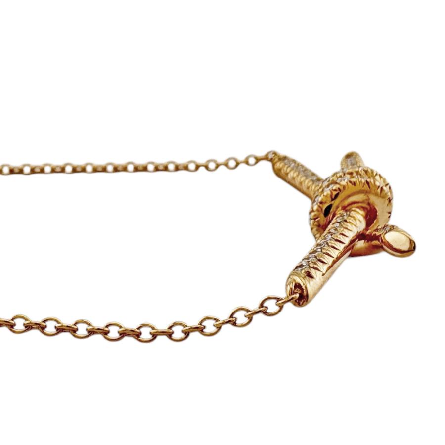 TIFFANY&Co.（ティファニー） ノット ネックレス 18金 K18ピンク