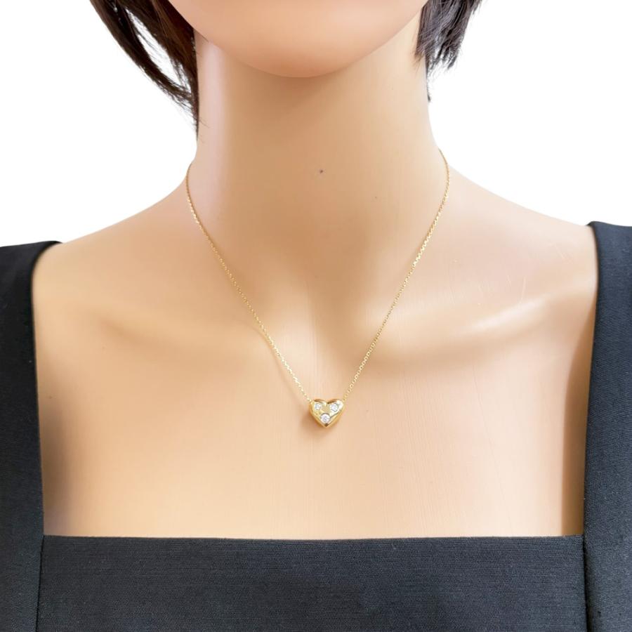 MIKIMOTO ミキモト ステーション ネックレス 18k ダイヤモンド MIKIMOTO（ミキモト） ネックレス 18金 K18イエローゴールド