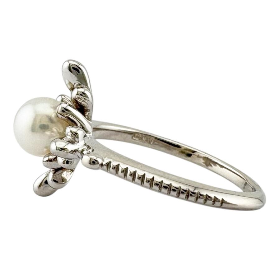 MIKIMOTO（ミキモト） リング 指輪 8.5号 18金 K18ホワイトゴールド