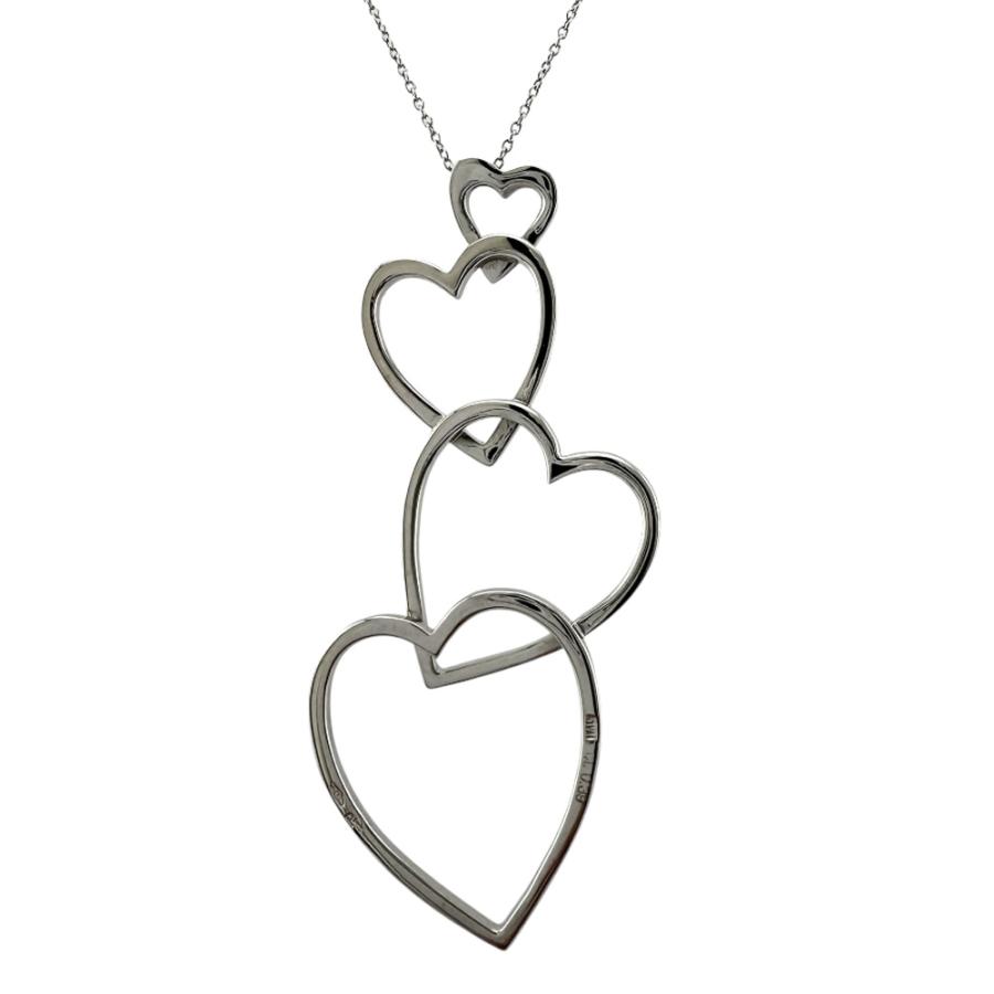 (美品) ポンテヴェキオ Ponte Vecchio ペンダント トップ Ponte Vecchio ポンテヴェキオ ネックレス 18金 K18ホワイトゴールド