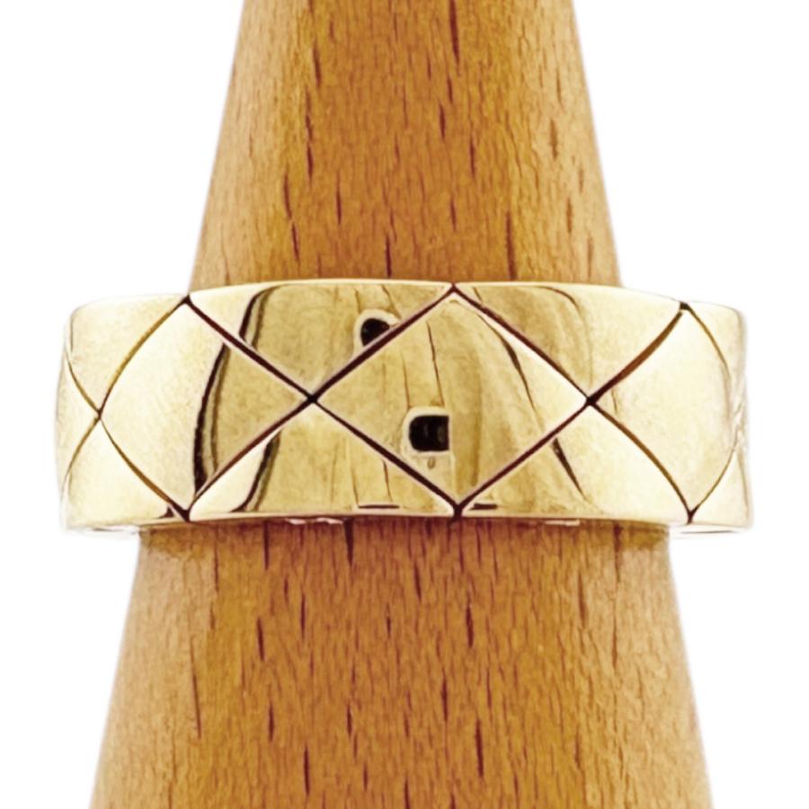 CHANEL（シャネル） マトラッセ キルティング ロゴ リング 指輪 10.5号