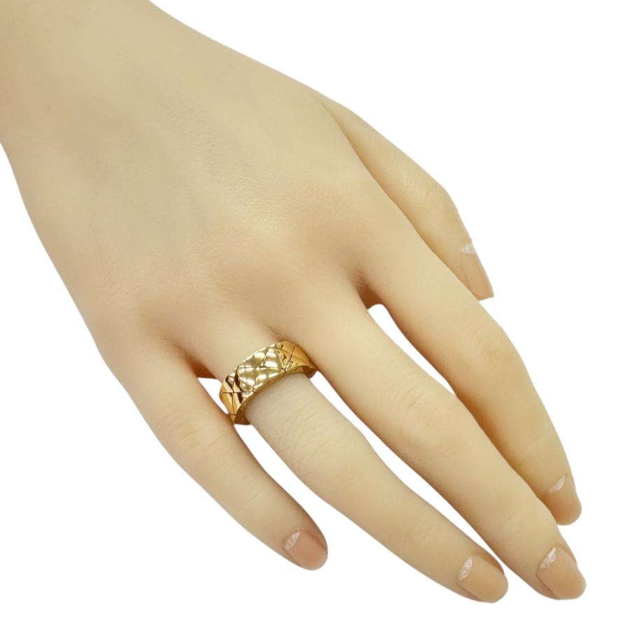 CHANEL（シャネル） マトラッセ キルティング ロゴ リング 指輪 10.5号