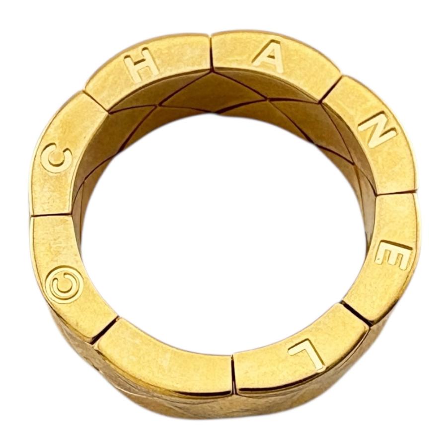 CHANEL（シャネル） マトラッセ キルティング ロゴ リング 指輪 10.5号