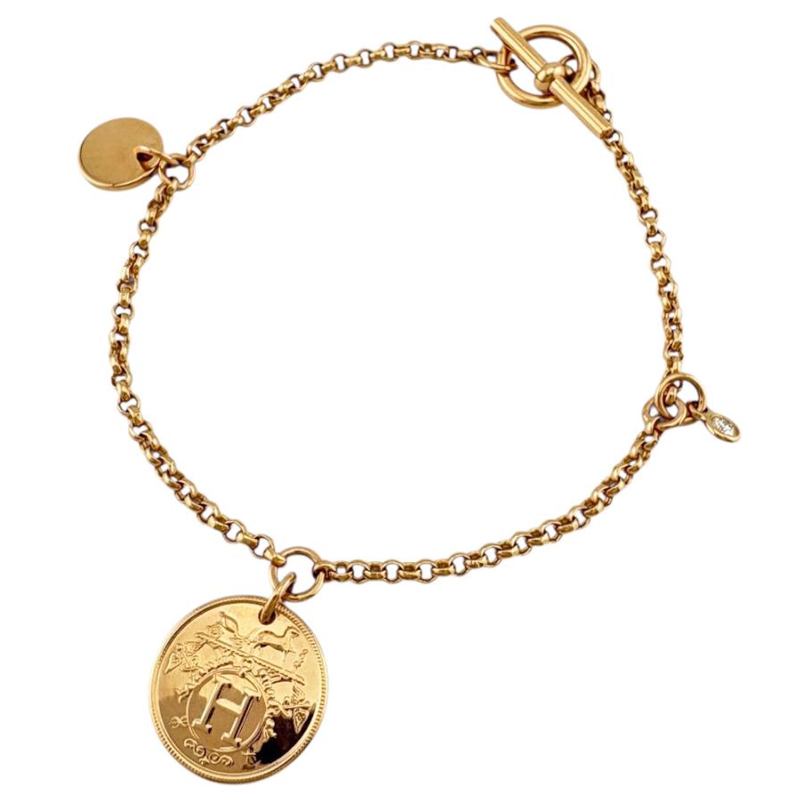 HERMES（エルメス） エクスリブリス ブレスレット 18金 K18ピンク 