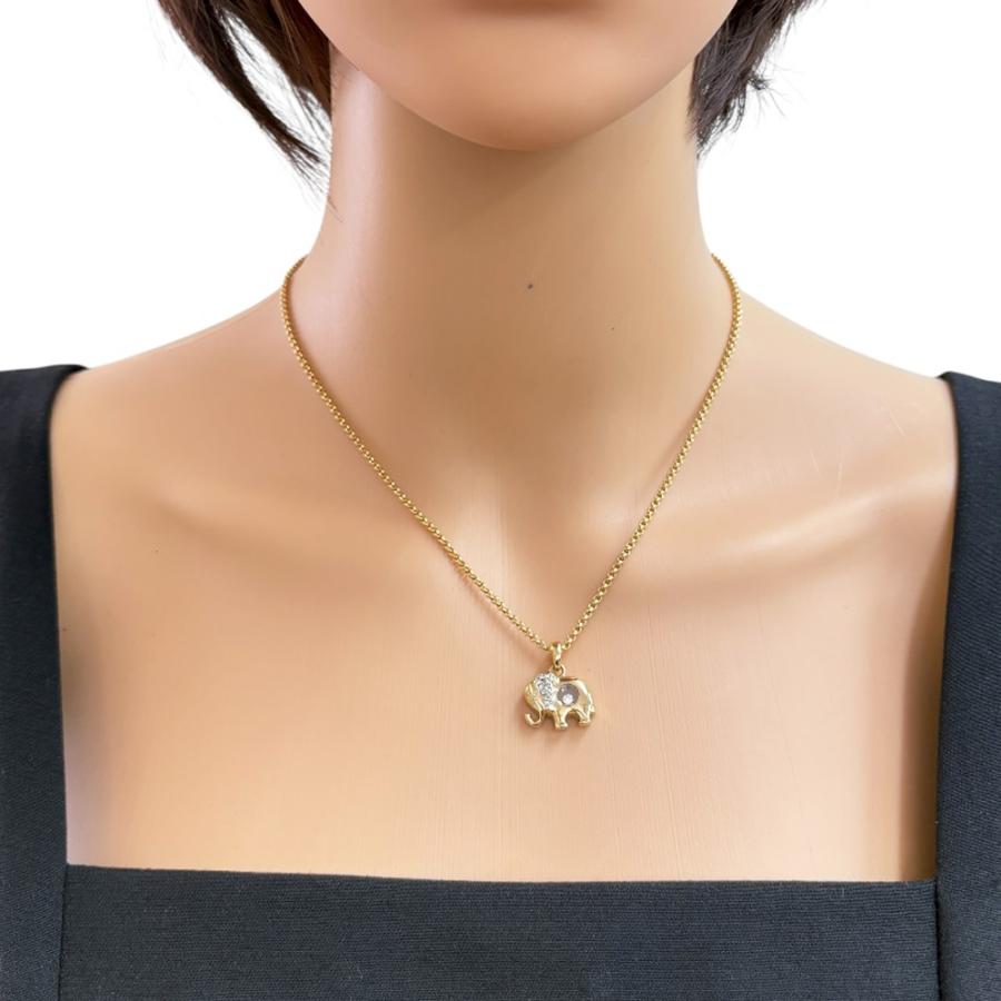 山田ショパール　ハッピーダイヤモンド Chopard（ショパール） ハッピーダイヤモンド エレファント ネックレス