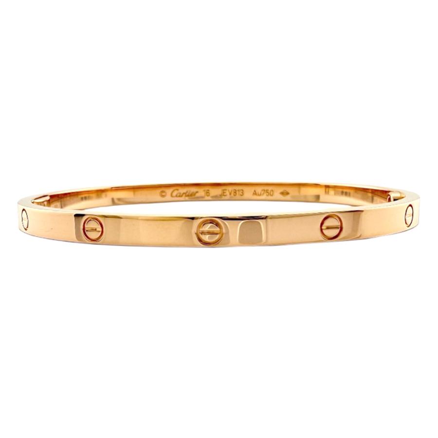 Cartier（カルティエ） ラブブレス スモール バングル 18金 K18ピンク