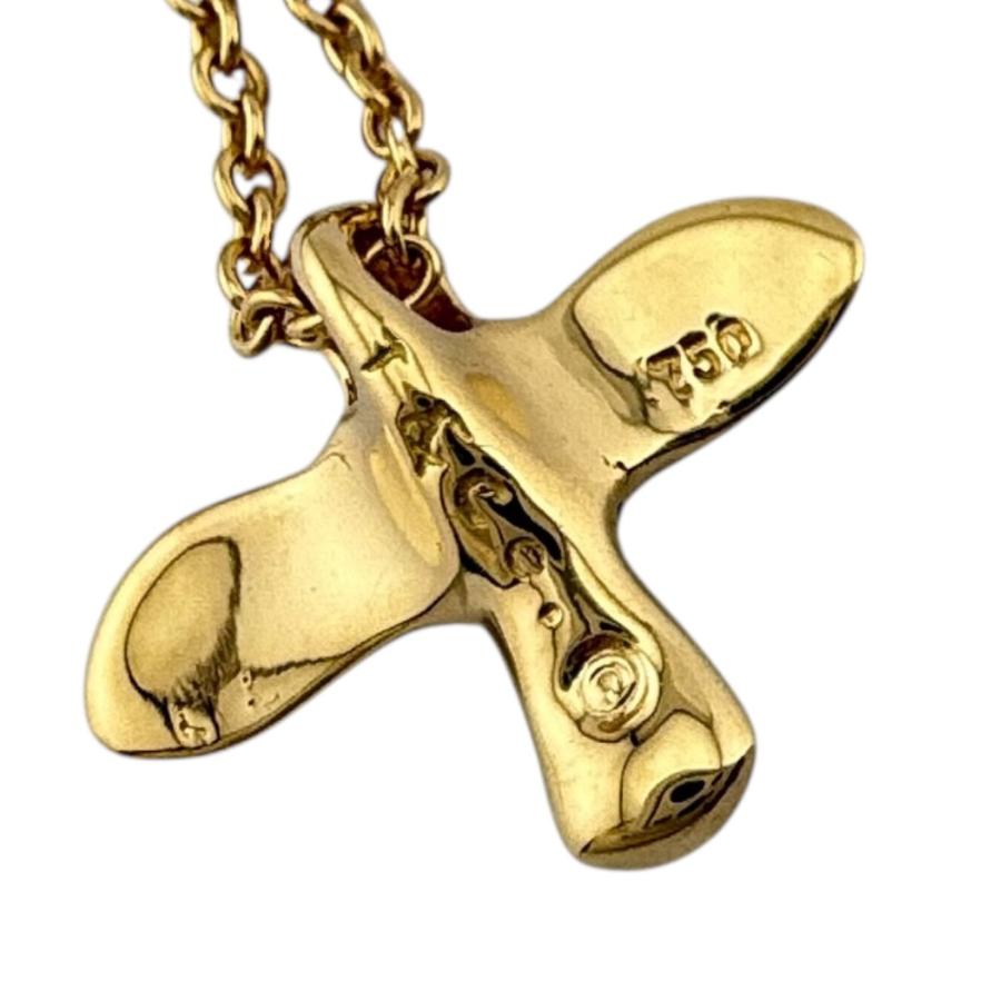 TIFFANY&Co.（ティファニー） バードクロス ネックレス 18金 K18