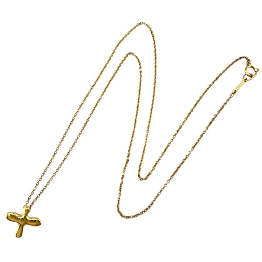 TIFFANY&Co.（ティファニー） バードクロス ネックレス 18金 K18
