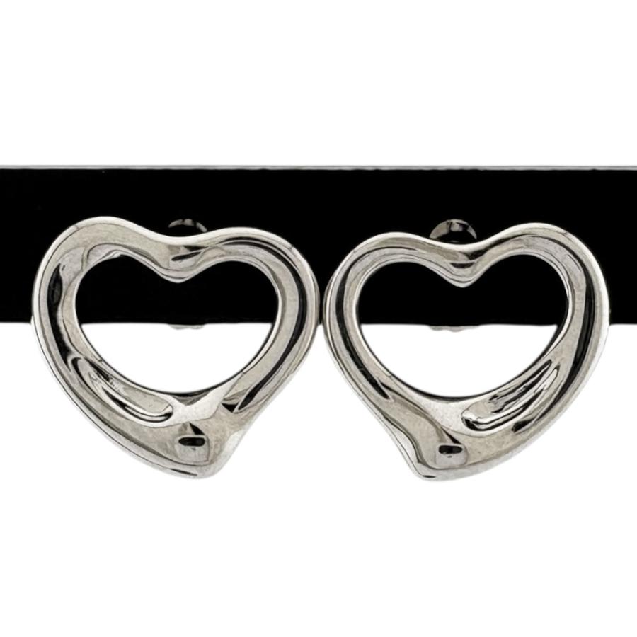 TIFFANY&Co.（ティファニー） オープンハート ピアス Pt950プラチナ