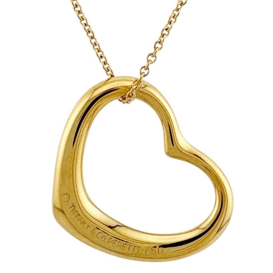 TIFFANY&Co.（ティファニー） オープンハート ネックレス 18金 K18
