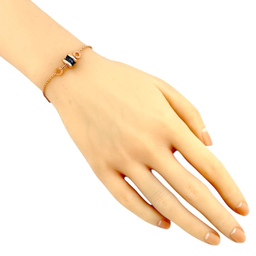 【美品】ブルガリ B-zero1 エレメントブレスレット K18WG（着用2回） BVLGARI（ブルガリ） B-zero.1 エレメント ブレスレット 18金 K18