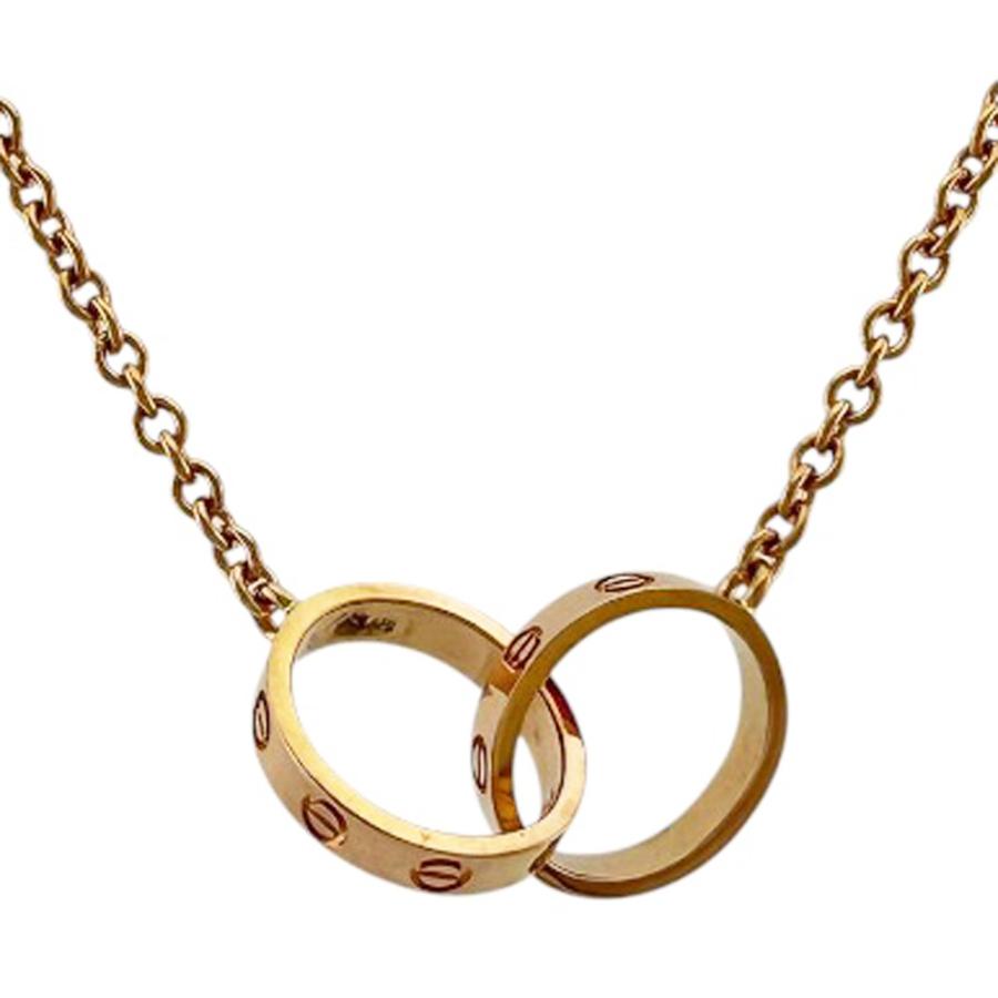 Cartier（カルティエ） ベビーラブ ネックレス 18金 K18ピンクゴールド