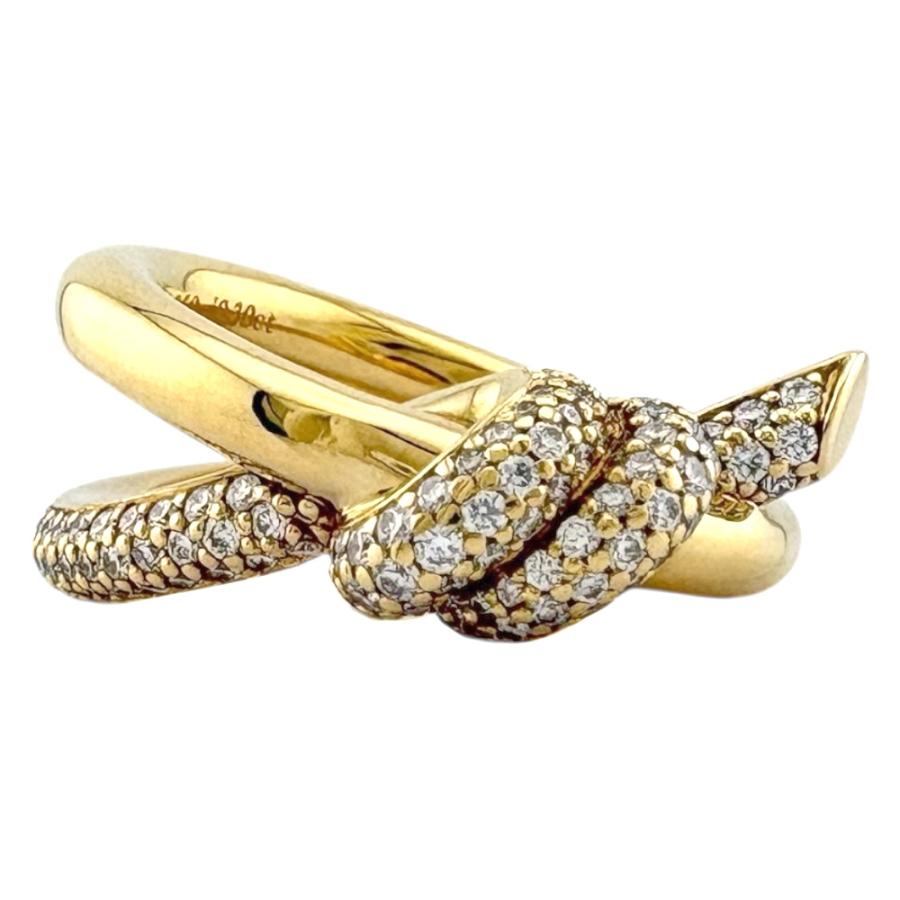 TIFFANY&Co.（ティファニー） ノット ダブル ロウ リング 指輪 5.5号