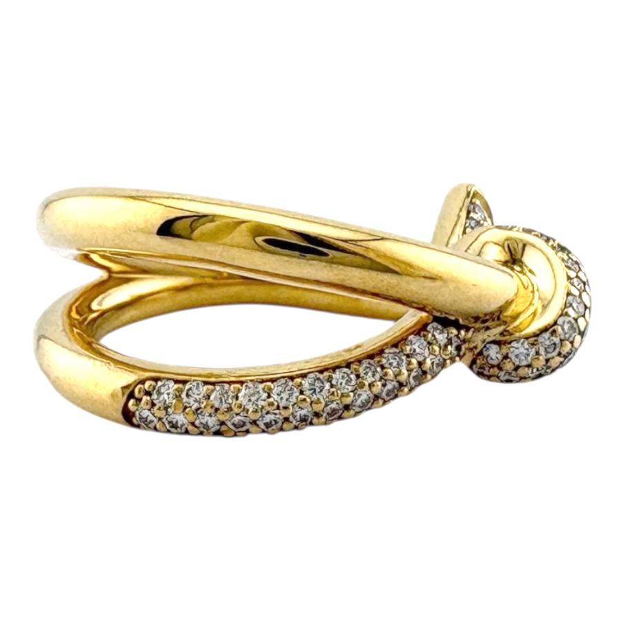 TIFFANY&Co.（ティファニー） ノット ダブル ロウ リング 指輪 5.5号