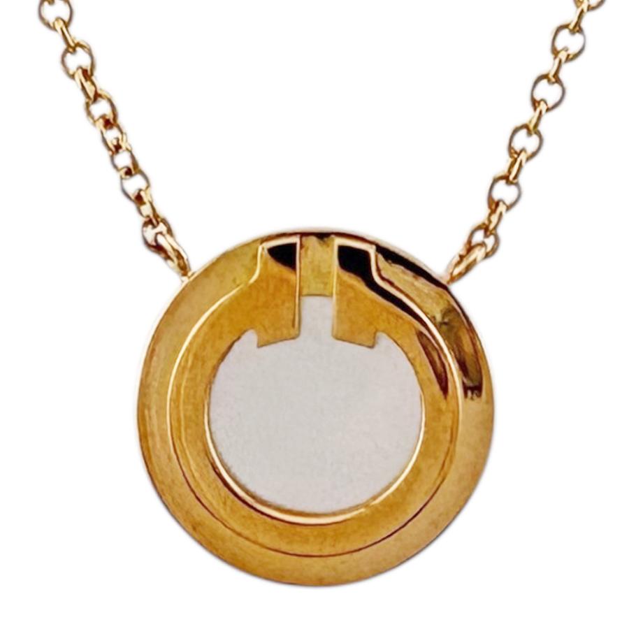 TIFFANY&Co.（ティファニー） T TWOサークル ネックレス 18金 K18 